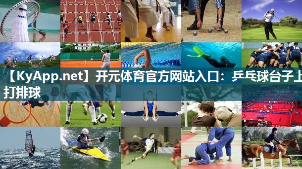 乒乓球台子上打排球